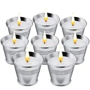 Anti-Mücken-Kerze McNory 8 Stück Citronella Kerze Outdoor Indoor