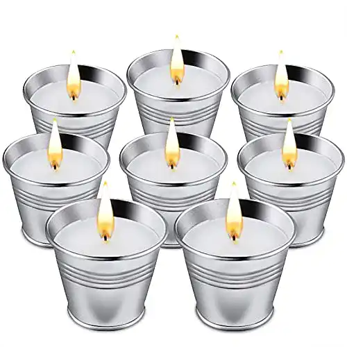 Anti-Mücken-Kerze McNory 8 Stück Citronella Kerze Outdoor Indoor