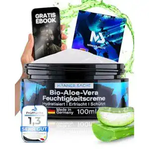 Gesichtscreme Herren MS BIO-Aloe-Vera Feuchtigkeitscreme Gesicht