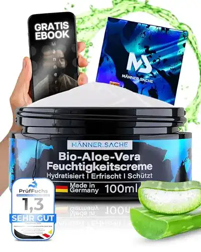 Die beste Gesichtscreme Herren MS BIO-Aloe-Vera Feuchtigkeitscreme Gesicht 2026 Test Bestseller Gesichtscreme Herren MS BIO-Aloe-Vera Feuchtigkeitscreme Gesicht