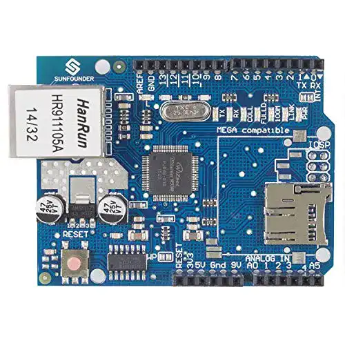 Die beste Arduino-Ethernet-Shield SUNFOUNDER Ethernet Shield W5100 for Arduino 2026 Test Bestseller Arduino-Ethernet-Shield SUNFOUNDER Ethernet Shield W5100 for Arduino