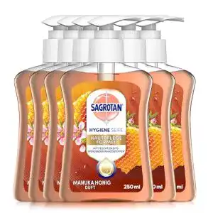 Flüssigseife Sagrotan Handseife mit Mandelblüten & Manukahonig