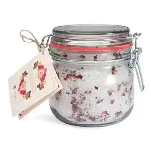 Badesalz Lumunu Deluxe Aroma Bade-Salz mit Rosenblüten 700g