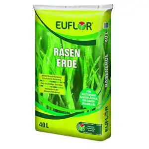 Rasenerde Euflor 40 L Sack, hochwertige Spezialerde