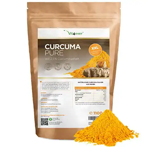 Kurkumapulver Vit4ever Kurkuma Pulver 1,1 Kg