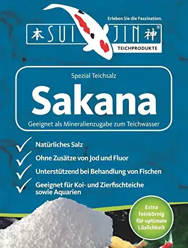 Teichsalz SUI JIN Teichprodukte SAKANA 25 kg Koiteich Salz