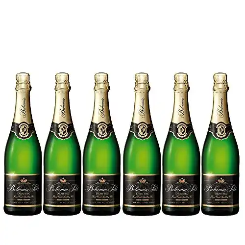 Sekt halbtrocken Bohemia Sekt demi sec Halbtrocken, 6 Flaschen