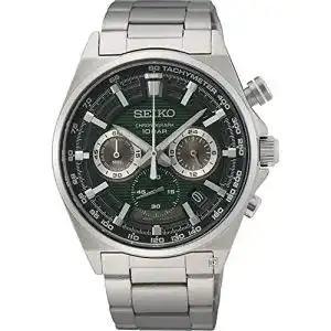 Seiko-Chronograph Seiko Herren-Uhr Quarz Edelstahlband