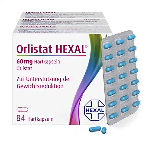 Mittel zum Abnehmen Hexal Orlistat 60 mg Hartkapseln, 3X84 St