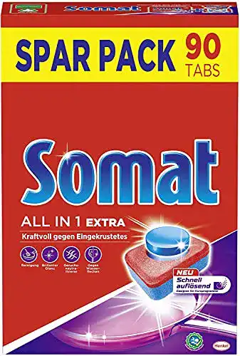 Somat-Tabs Somat Spülmaschinen-Tabs 10 Henkel 90 STÜCK