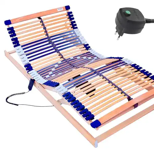 Elektrischer Lattenrost Schlummerparadies 100% BUCHE, 7 Zonen
