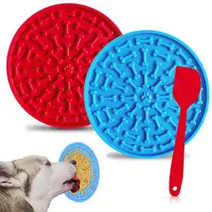 Leckmatte Hund Charfia Leckmatte für Hunde, 2 Stück