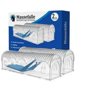 Rattenfalle T-MAMUT Mausefalle Lebend 2 Stück Lebendfalle