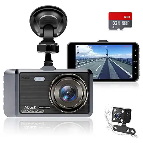 Dashcam vorne und hinten Abask