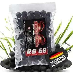 Gummigeschosse Wilhelm 100 x Rubberballs Cal.68 Black Fritz-Cell