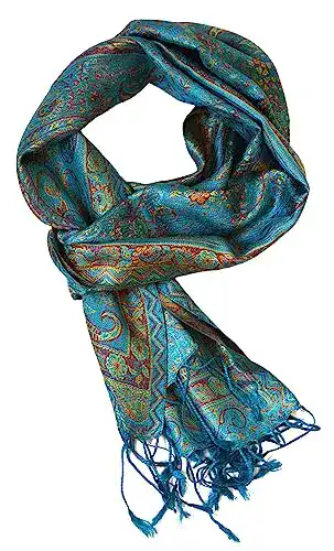 Seidenschal ufash Pashmina 100% aus Indien für Damen & Herren