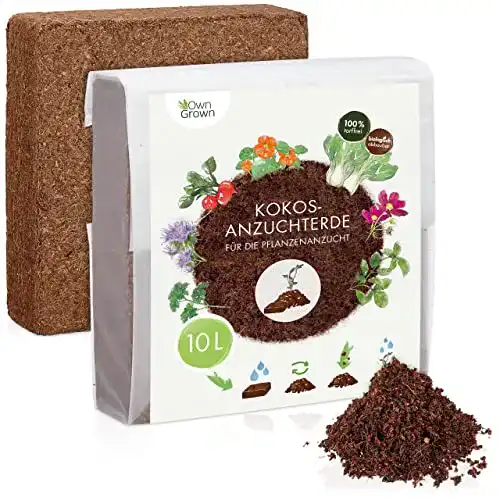 Kokoserde OwnGrown Kokos Anzuchterde mit Nährstoffen: 15L