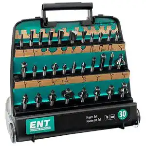 Fräser-Set ENT European Norm Tools ENT 09030 30-tlg. Fräser Set
