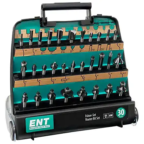 Fräser-Set ENT European Norm Tools ENT 09030 30-tlg. Fräser Set