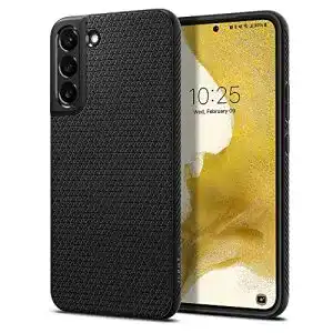 Samsung-Galaxy-S22-Plus-Hülle Spigen Liquid Air Hülle, schwarz
