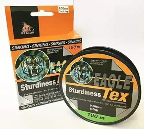 Fluorocarbon-Schnur Soytich Fluorocarbon Angelschnur 0,40mm 100m 15Kg