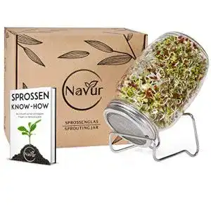 Sprossengläser Navur Sprossenglas Set, ohne Aluminium + eBook