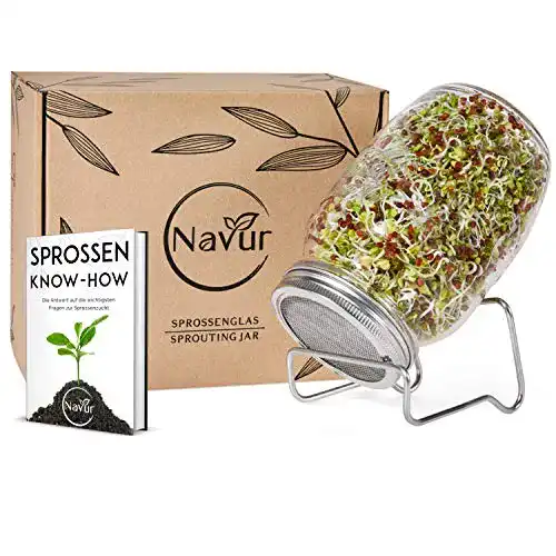 Sprossengläser Navur Sprossenglas Set, ohne Aluminium + eBook