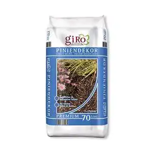 Pinienmulch Giro 70 Liter Premium Pinienrinde Mulch 7-15mm