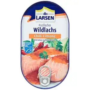 Dosenfisch Larsen Pazifischer Wildlachs Chili-Limone Msc, 120 g