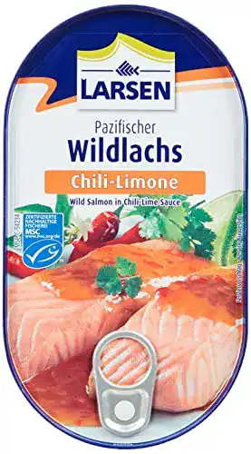 Dosenfisch Larsen Pazifischer Wildlachs Chili-Limone Msc, 120 g