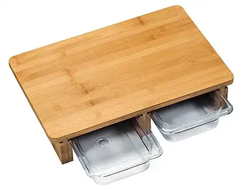 Schneidebrett mit Auffangschale Kesper 58353