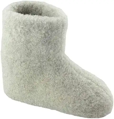 Filzstiefel SamWo, 100% Reine Schafwolle Hausschuhe