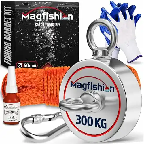 Die beste Magnetangel Magfishion - Magnetfischen Set – 300 kg – Ø60mm 2026 Test Bestseller Magnetangel Magfishion – Magnetfischen Set – 300 kg – Ø60mm