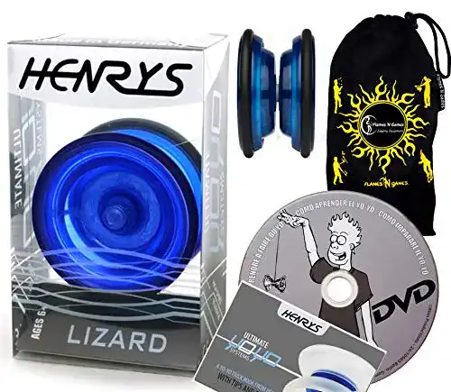 Jo-Jo Flames ‘N Games Henrys YoYo Lizard + Lernen Yo Yo Tricks