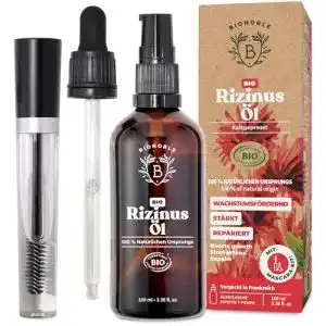 Rizinusöl BIONOBLE RIZINUSÖL BIO | 100% Rein, Natürlich 100ml