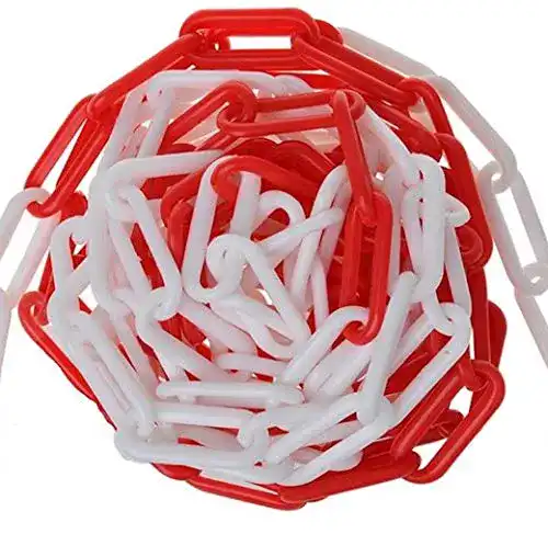 Absperrkette Kunststoff Quality Product Absperrkette 5m rot weiss