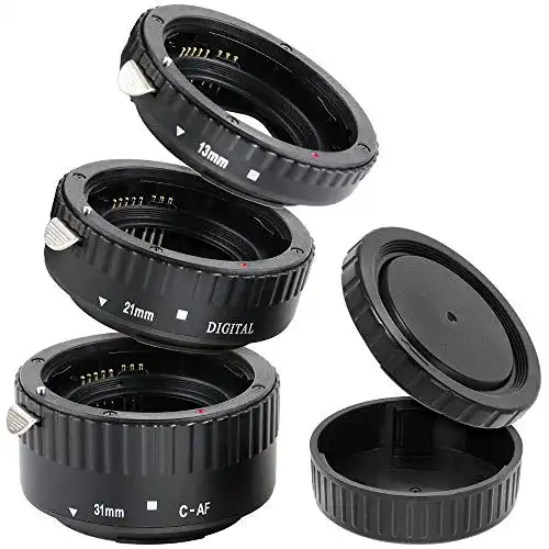 Makro-Zwischenringe Impulsfoto Automatik Zwischenringe 3-teilig