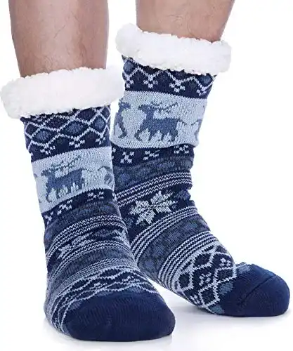 Kuschelsocken Herren EBMORE Kuschelsocken für Herren Dicke
