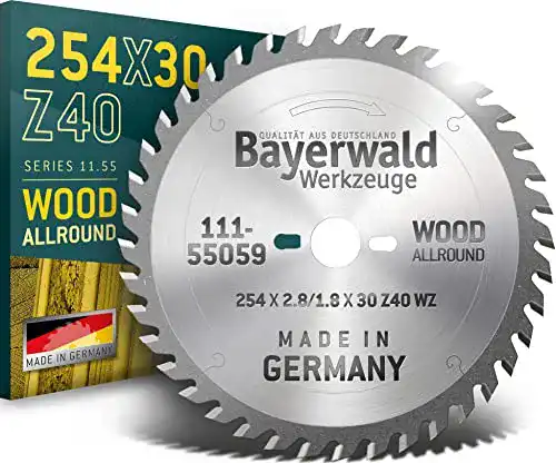 Kreissägeblatt 254×30 mm QUALITÄT AUS DEUTSCHLAND Bayerwald
