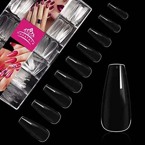 Künstliche Fingernägel MAKATATA Acryl-Nagelspitzen, 500 Stück