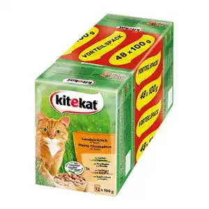 Kitekat-Katzenfutter Kitekat Katzenfutter Landpicknick in Soße