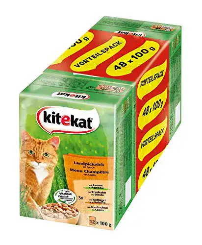 Kitekat-Katzenfutter Kitekat Katzenfutter Landpicknick in Soße