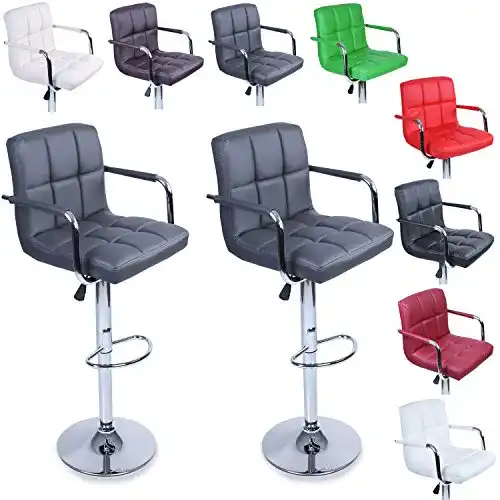 Barhocker mit Armlehne TRESKO ® 2er Set Lehne Barstuhl