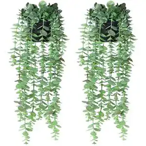 Eukalyptus künstlich SOGUYI Künstliche Pflanzen Hängend
