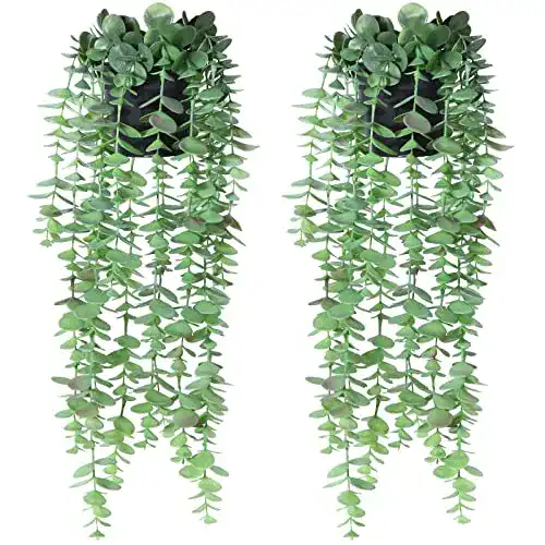 Eukalyptus künstlich SOGUYI Künstliche Pflanzen Hängend