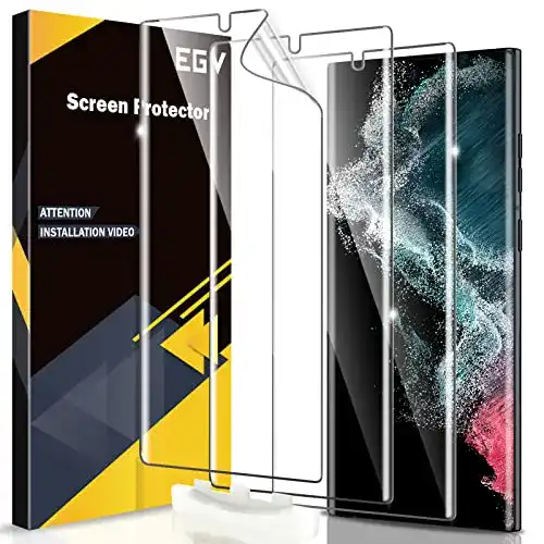 Samsung-Galaxy-S22-Ultra-Schutzfolie EGV 3 Stück Schutzfolie