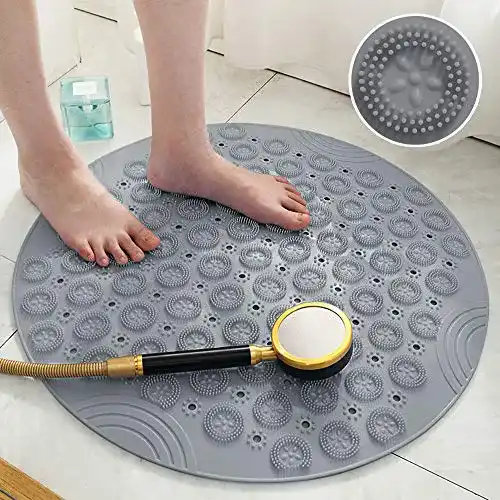 Badewannenmatte AYADA Badematte, rutschfest, mit Saugnäpfe