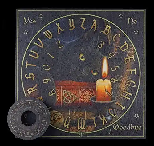 Ouija-Board Figuren Shop GmbH Quijabrett mit Katze
