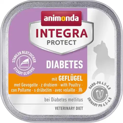 Diabetes-Katzenfutter animonda INTEGRA PROTECT Geflügel, 16x
