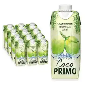 Bio-Kokoswasser Coco Primo Kokosnusswasser, pur, 12 x 330 ml